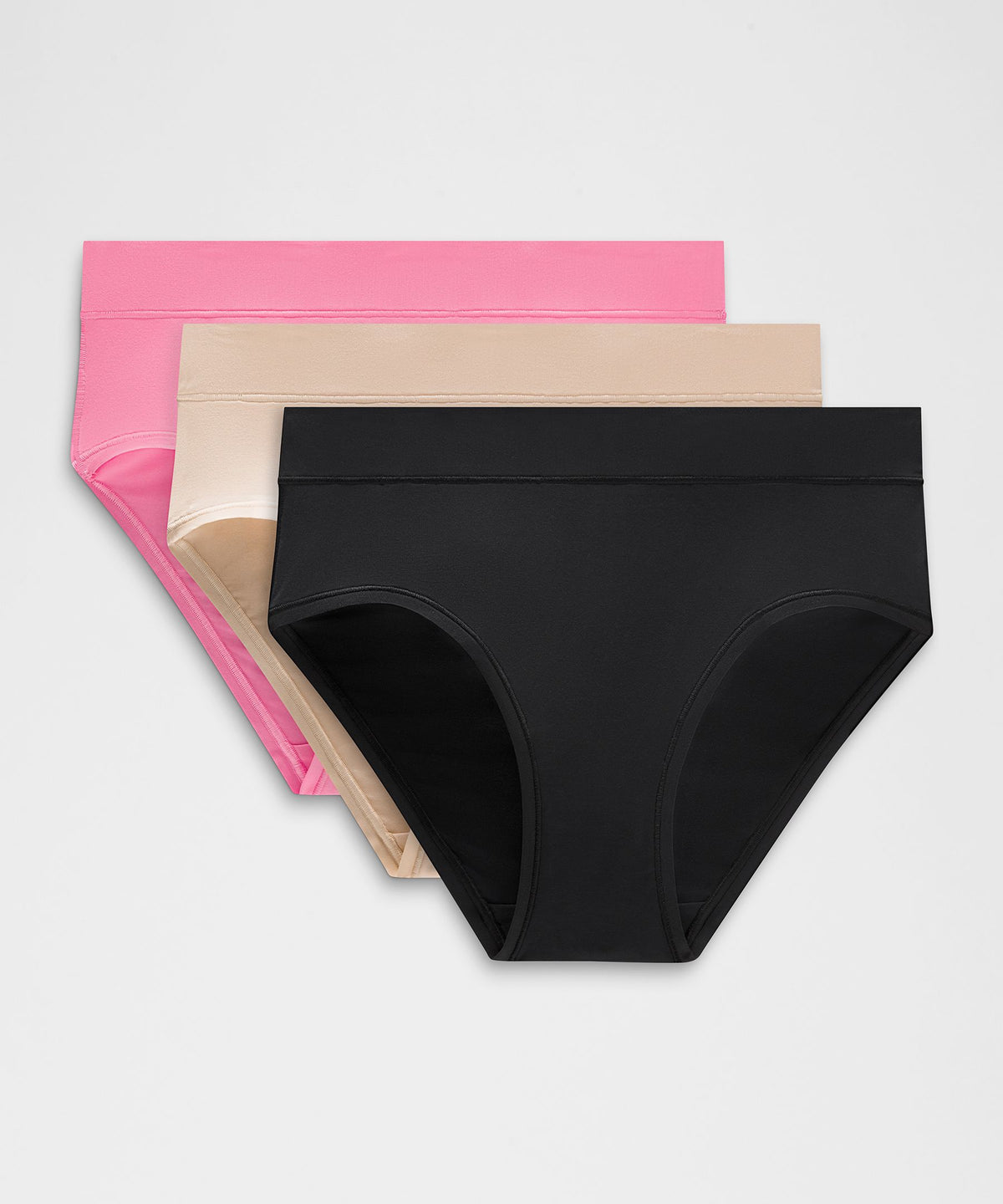 UnderEase High-Rise Bikini Underwear3 Pack