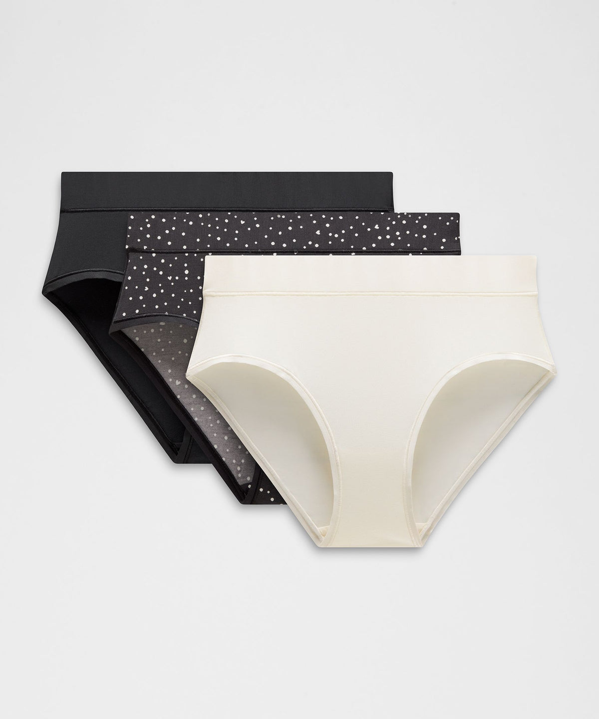 UnderEase High-Rise Bikini Underwear3 Pack