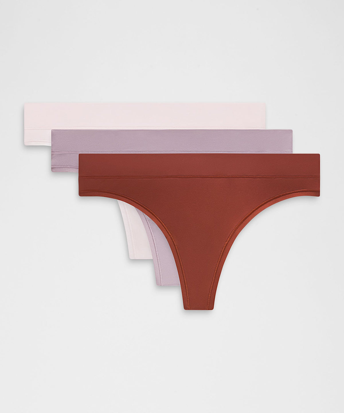 UnderEase Mid-Rise Thong Underwear3 Pack