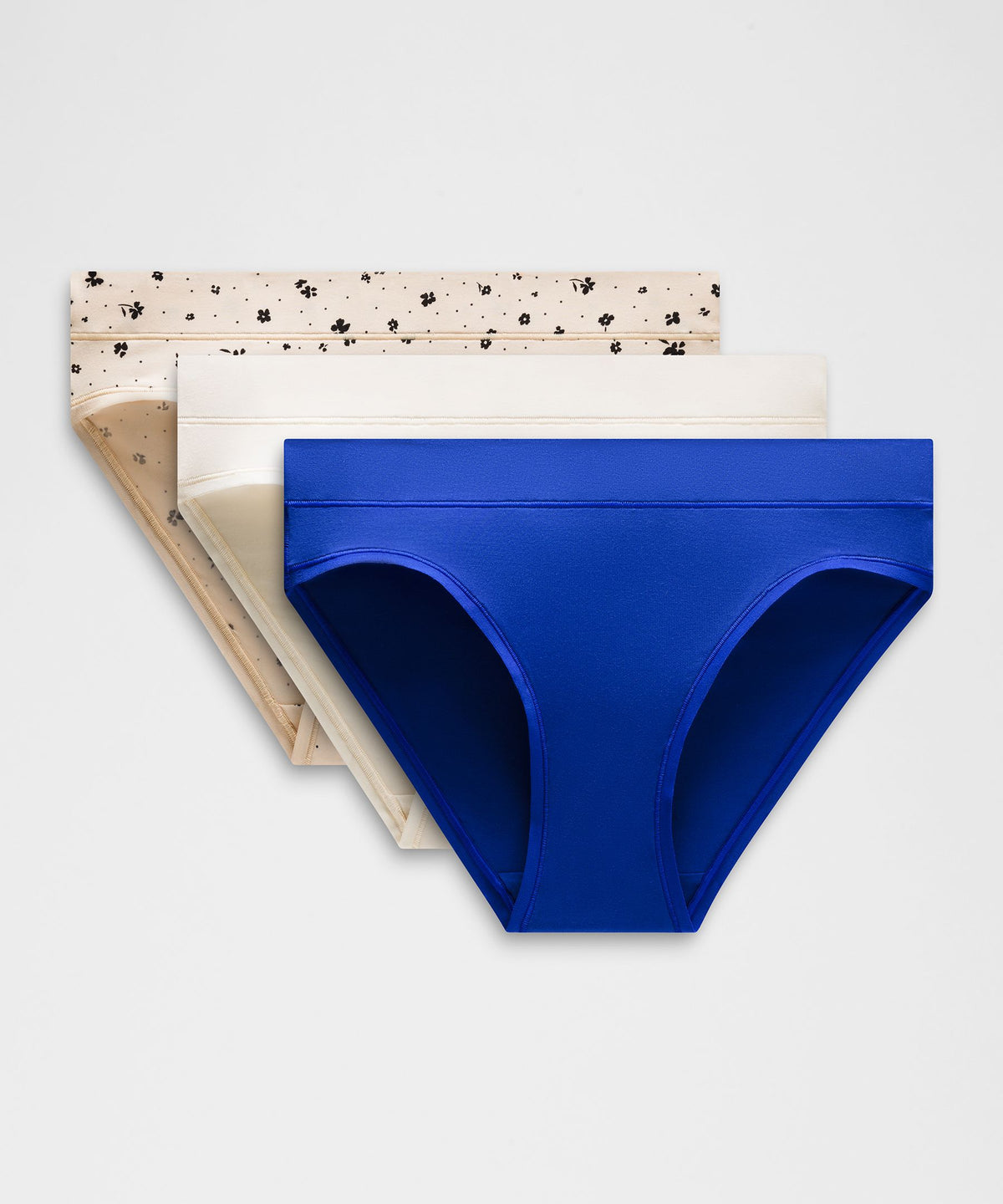 UnderEase Mid-Rise Bikini Underwear3 Pack