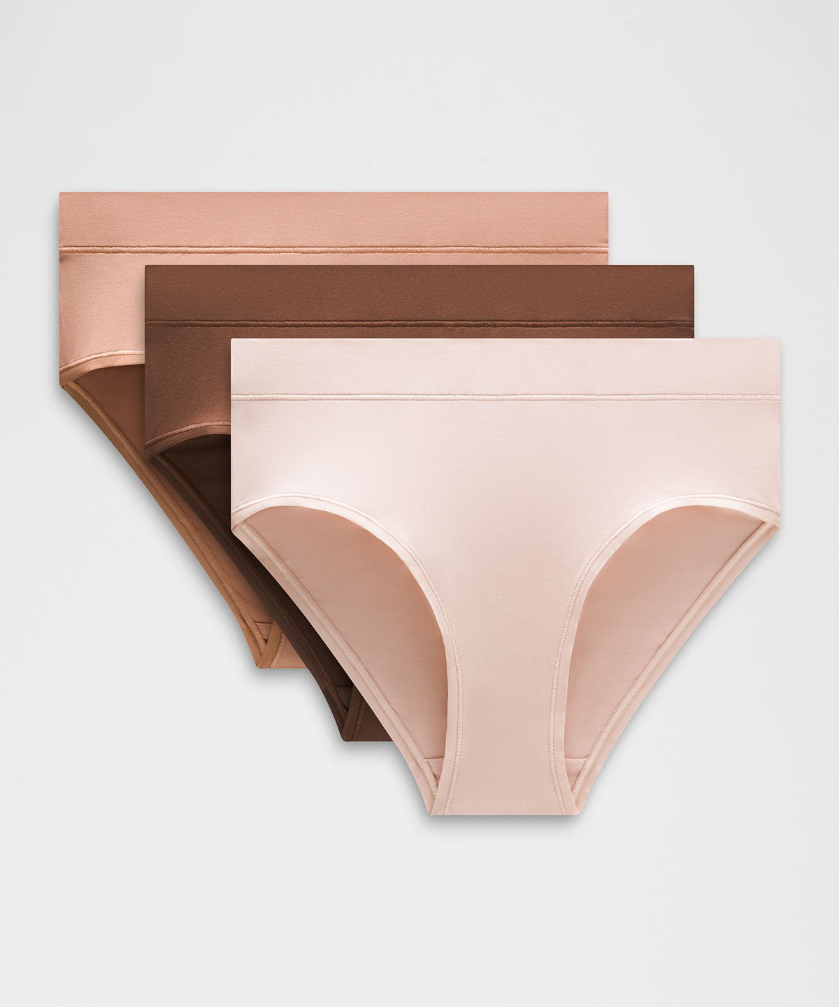 UnderEase High-Rise Bikini Underwear3 Pack
