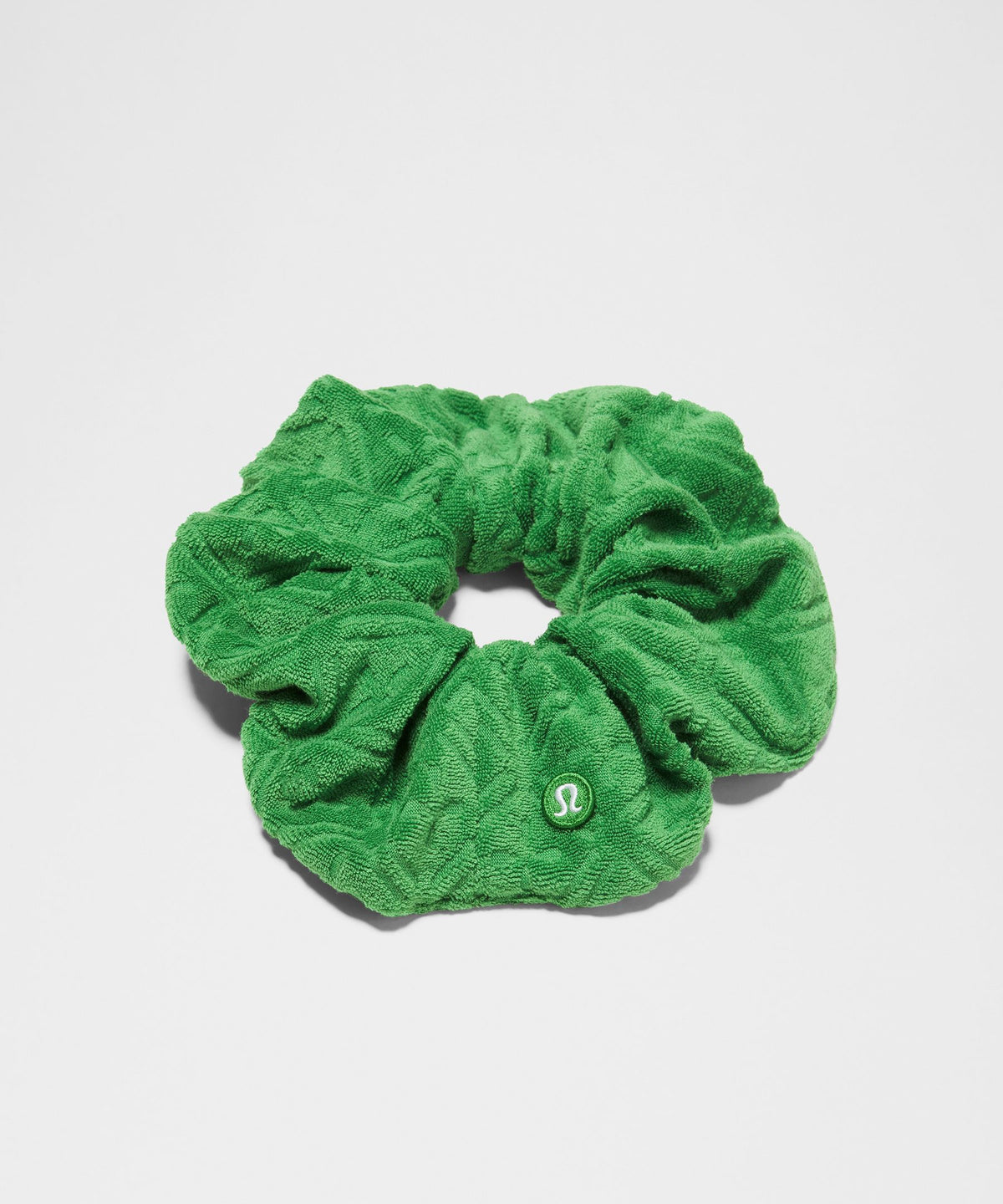 Terry Jacquard Oversized Scrunchie
